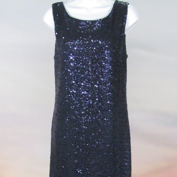 Crystal Doll Dresses & Skirts - Crystal Doll Blue Sequins party cocktail dress XL